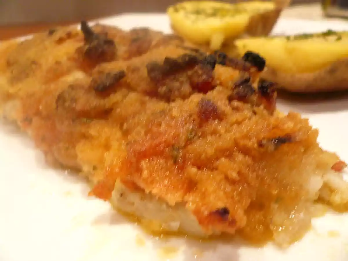 Pescado asado de la isla de Spetsae