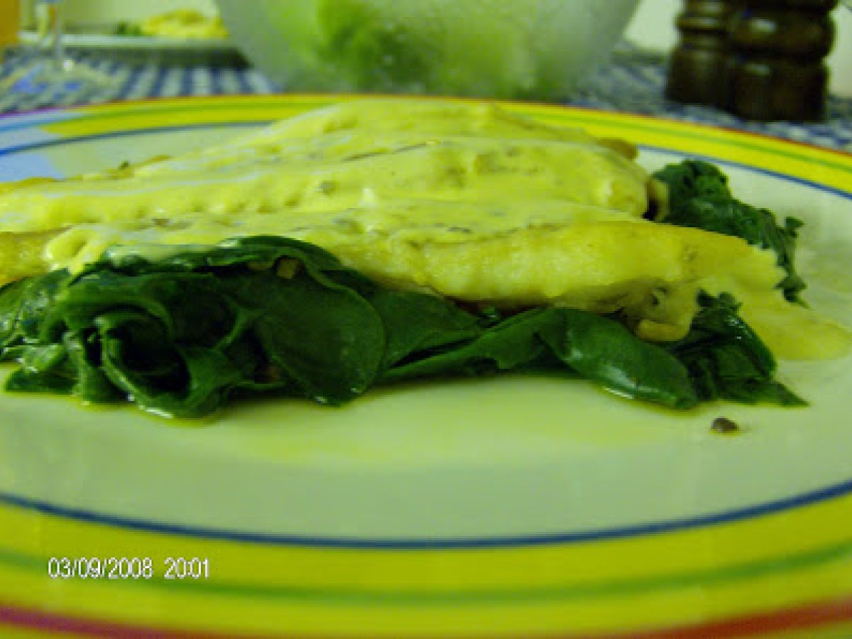 Pescado con salsa de mostaza y wasabi Receta Petitchef