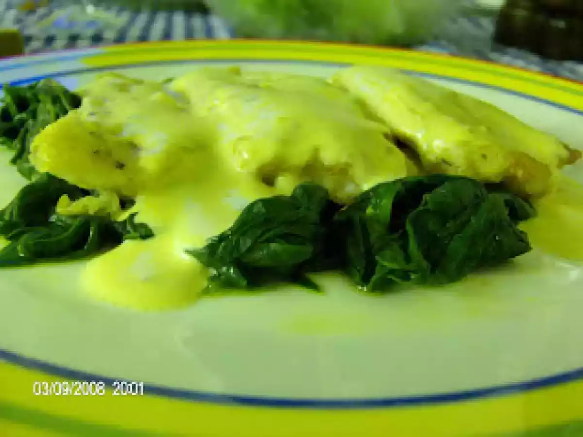 Pescado con salsa de mostaza y wasabi - foto 2