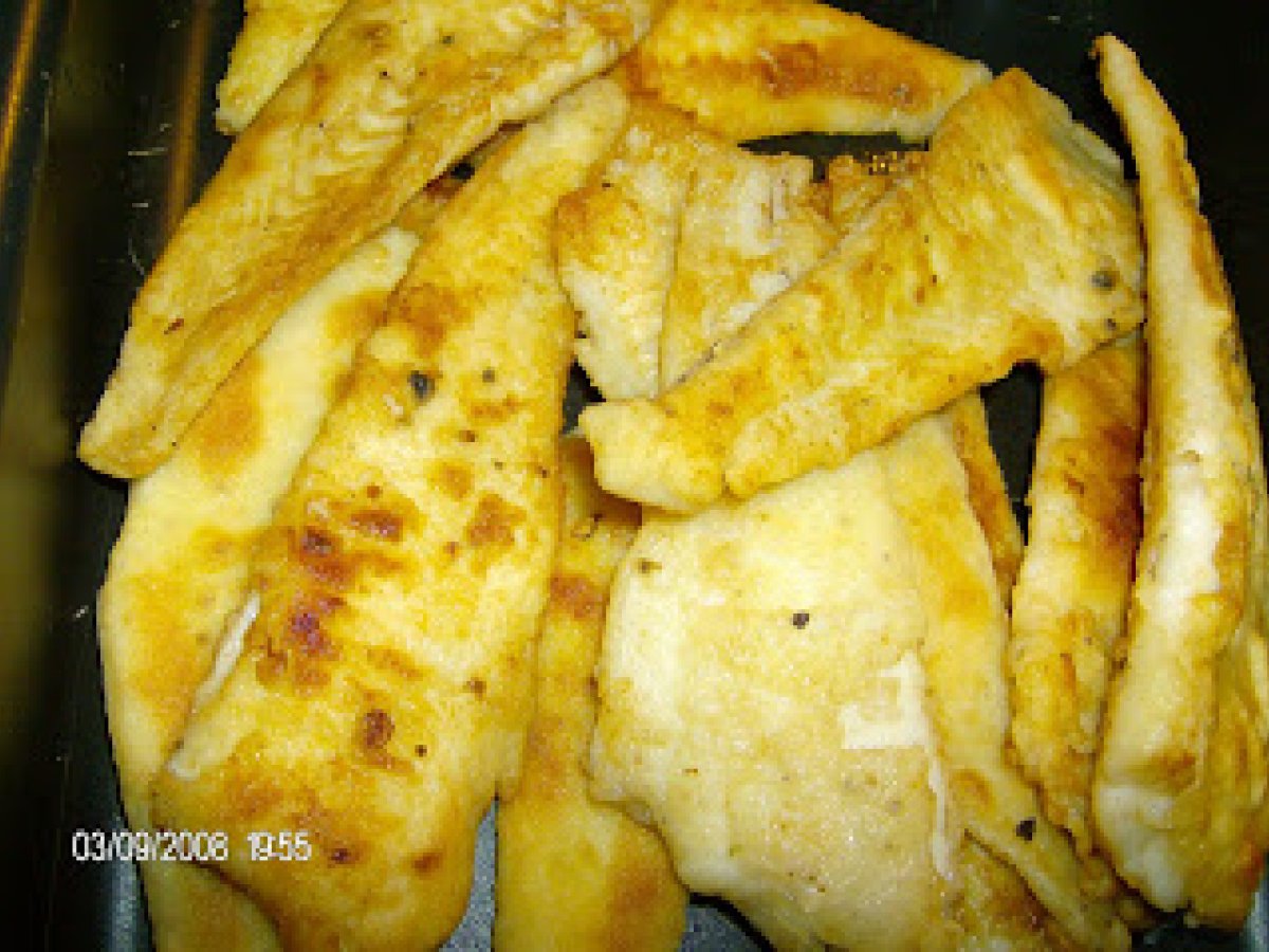 Pescado con salsa de mostaza y wasabi Receta Petitchef