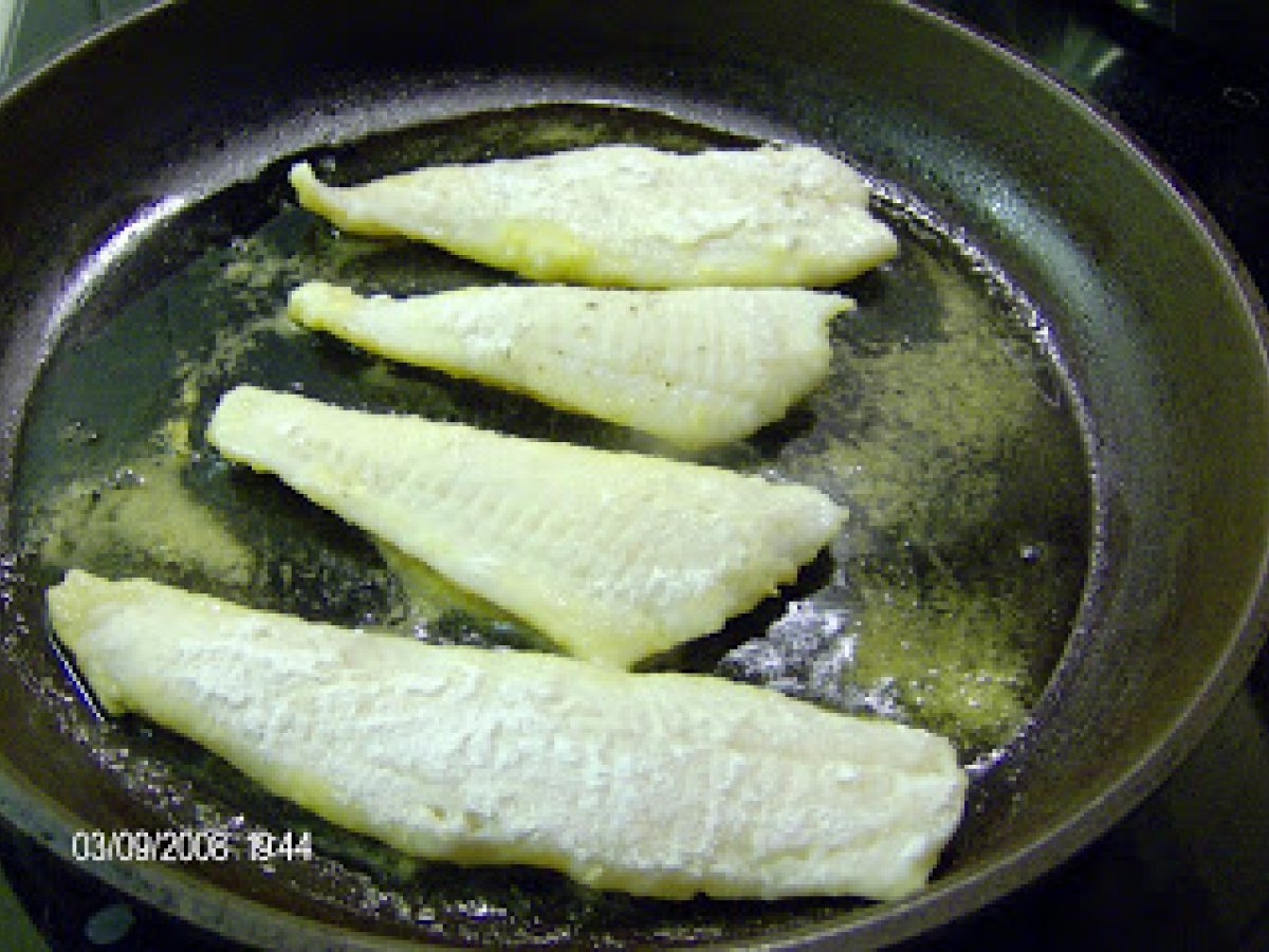 Pescado con salsa de mostaza y wasabi Receta Petitchef