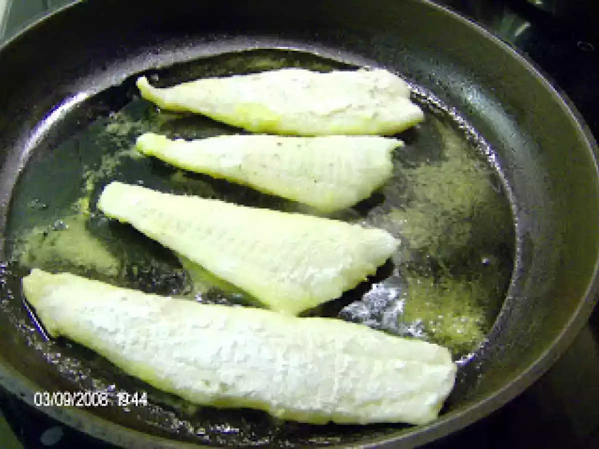 Pescado con salsa de mostaza y wasabi - foto 5