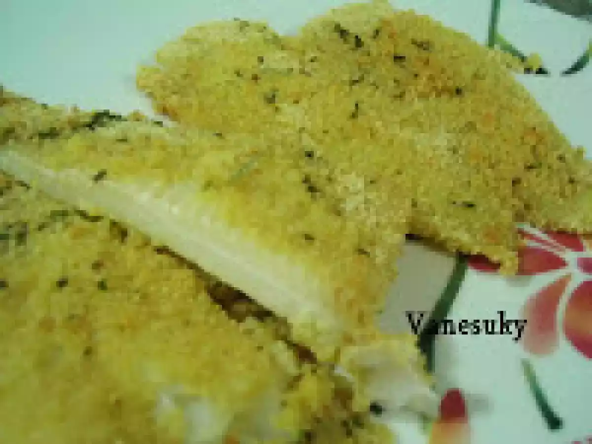 Pescado empanado (sin freir)
