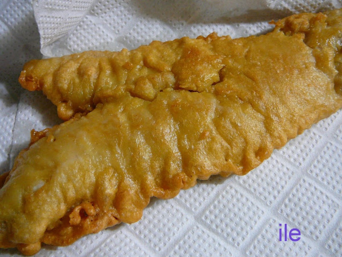 Pescado frito con harina de garbanzos y especias Receta Petitchef