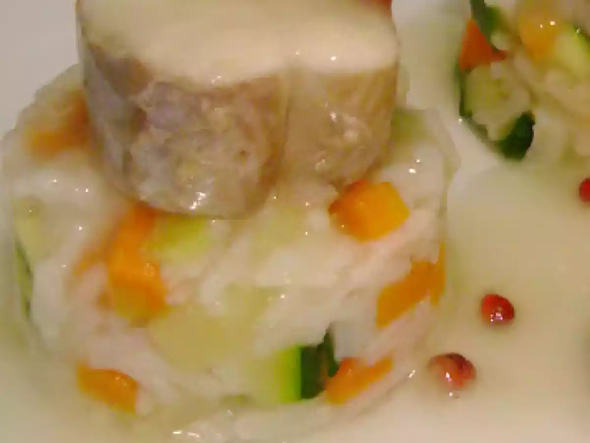 Pescados al Vapor: Musola Rellena de Basmati