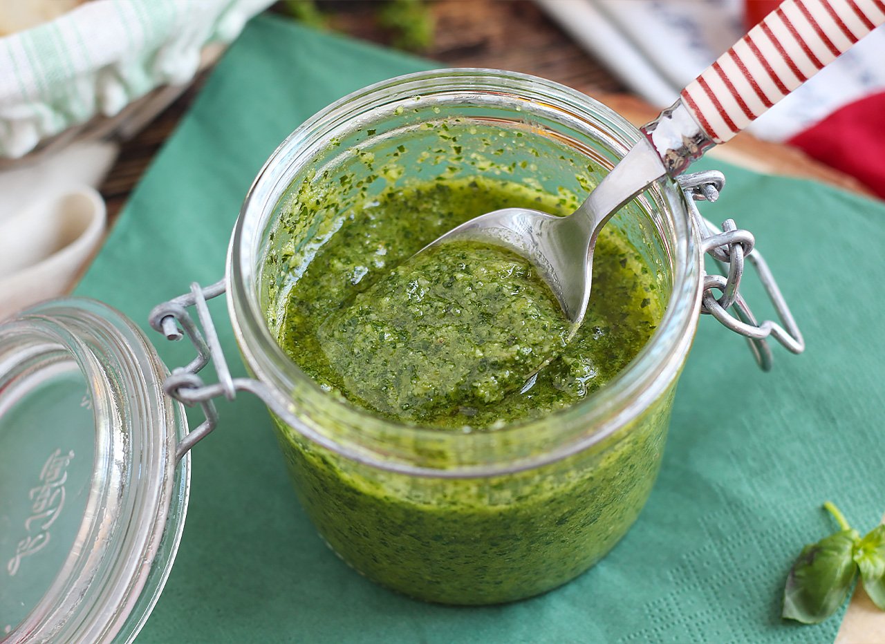 Pesto verde casero pesto alla genovese Receta Petitchef