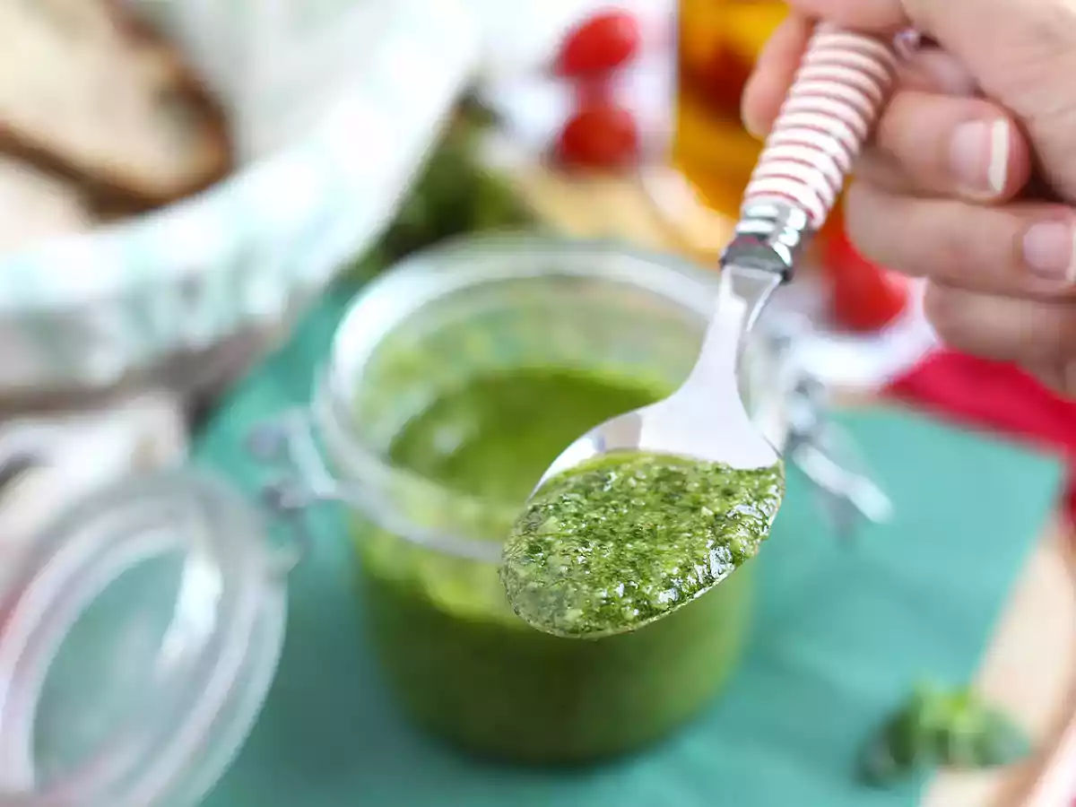 Pesto verde casero - pesto alla genovese - foto 3