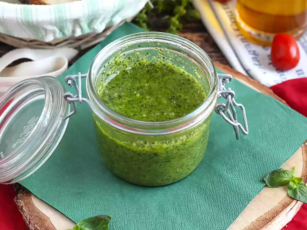 Pesto verde casero - pesto alla genovese - foto 5