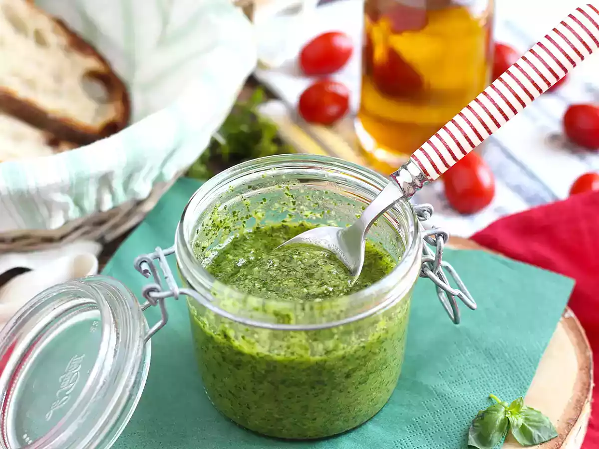 Pesto verde casero - pesto alla genovese - foto 6