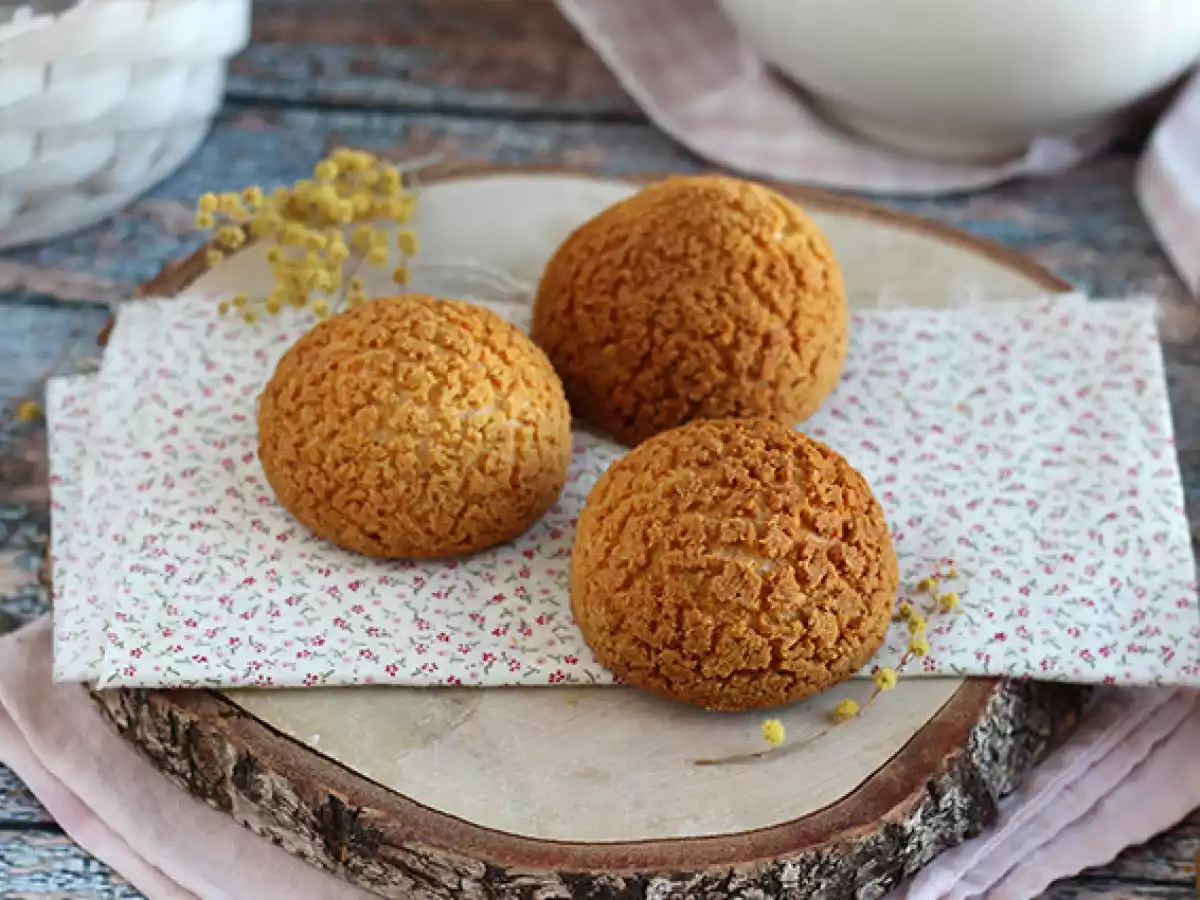 Petit choux con craquelin y crema de vainilla - foto 4
