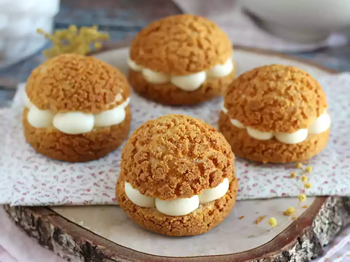 Petit choux con craquelin y crema de vainilla - foto 5