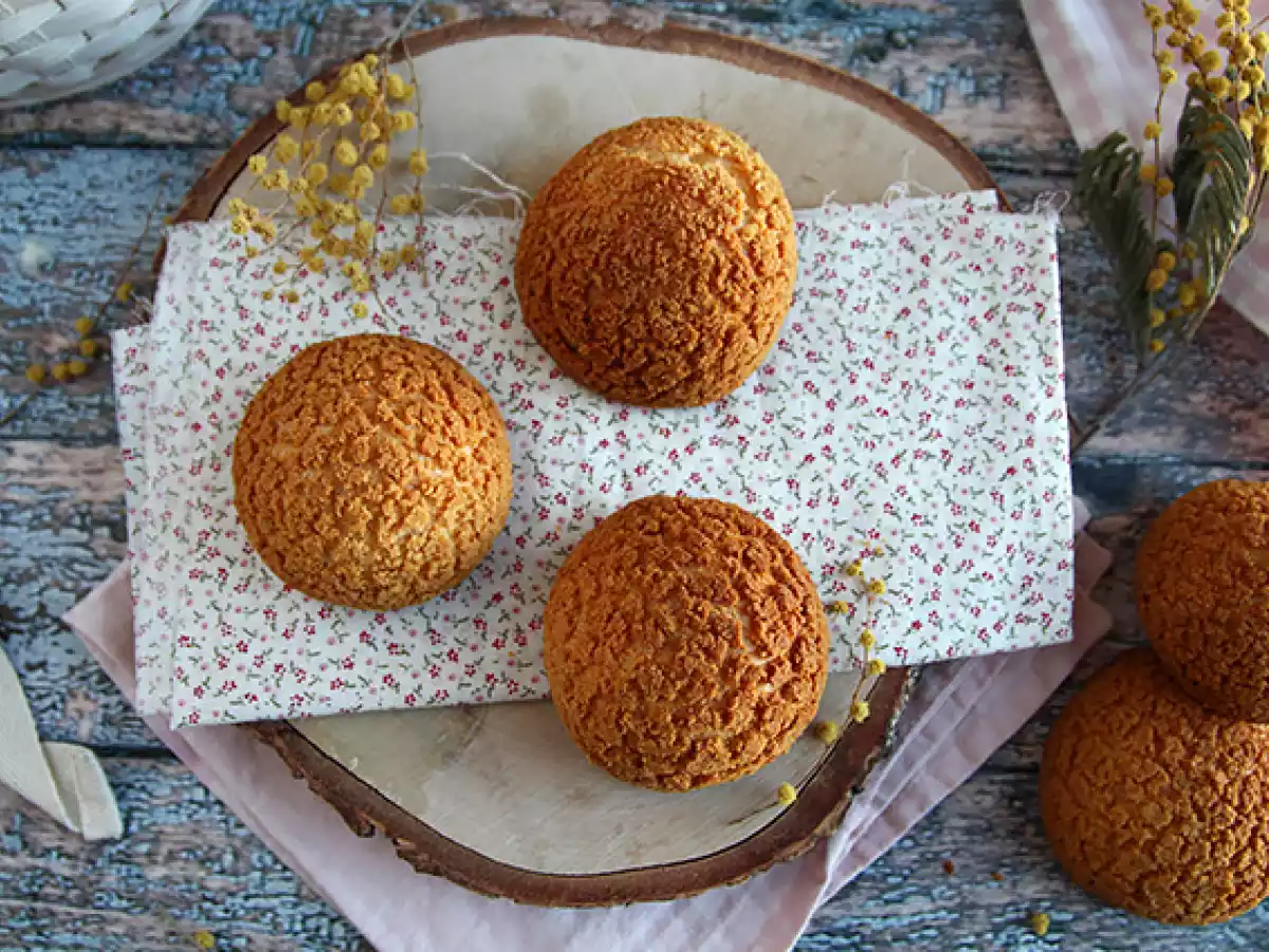 Petit choux con craquelin y crema de vainilla - foto 7