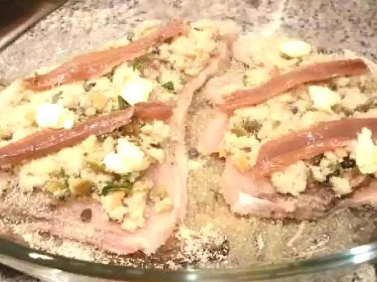 Pez espada al horno con calabacines a la menta - foto 2