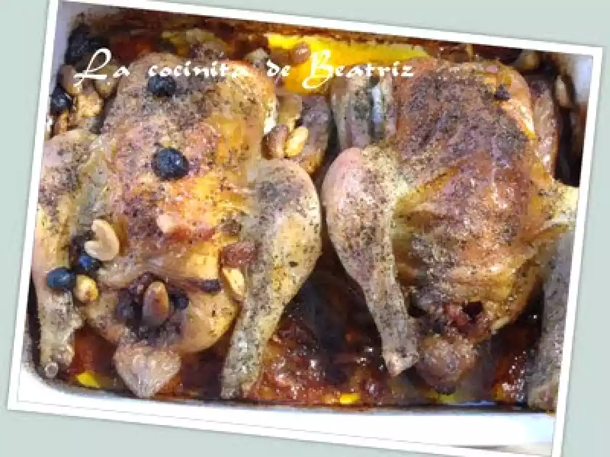 Picantones al brandy rellenos de frutos secos - foto 2