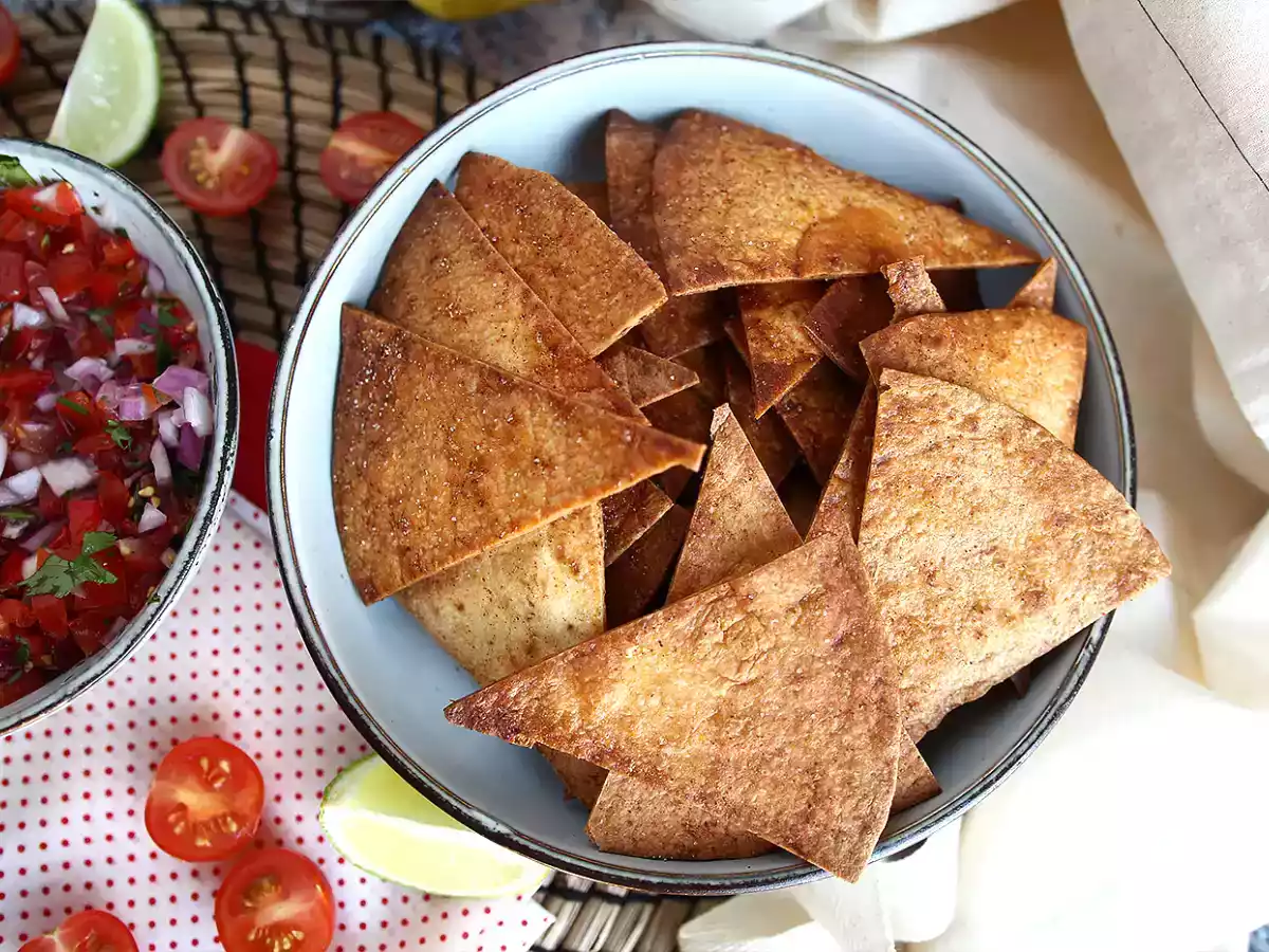 Pico de gallo con totopos o nachos caseros - foto 5