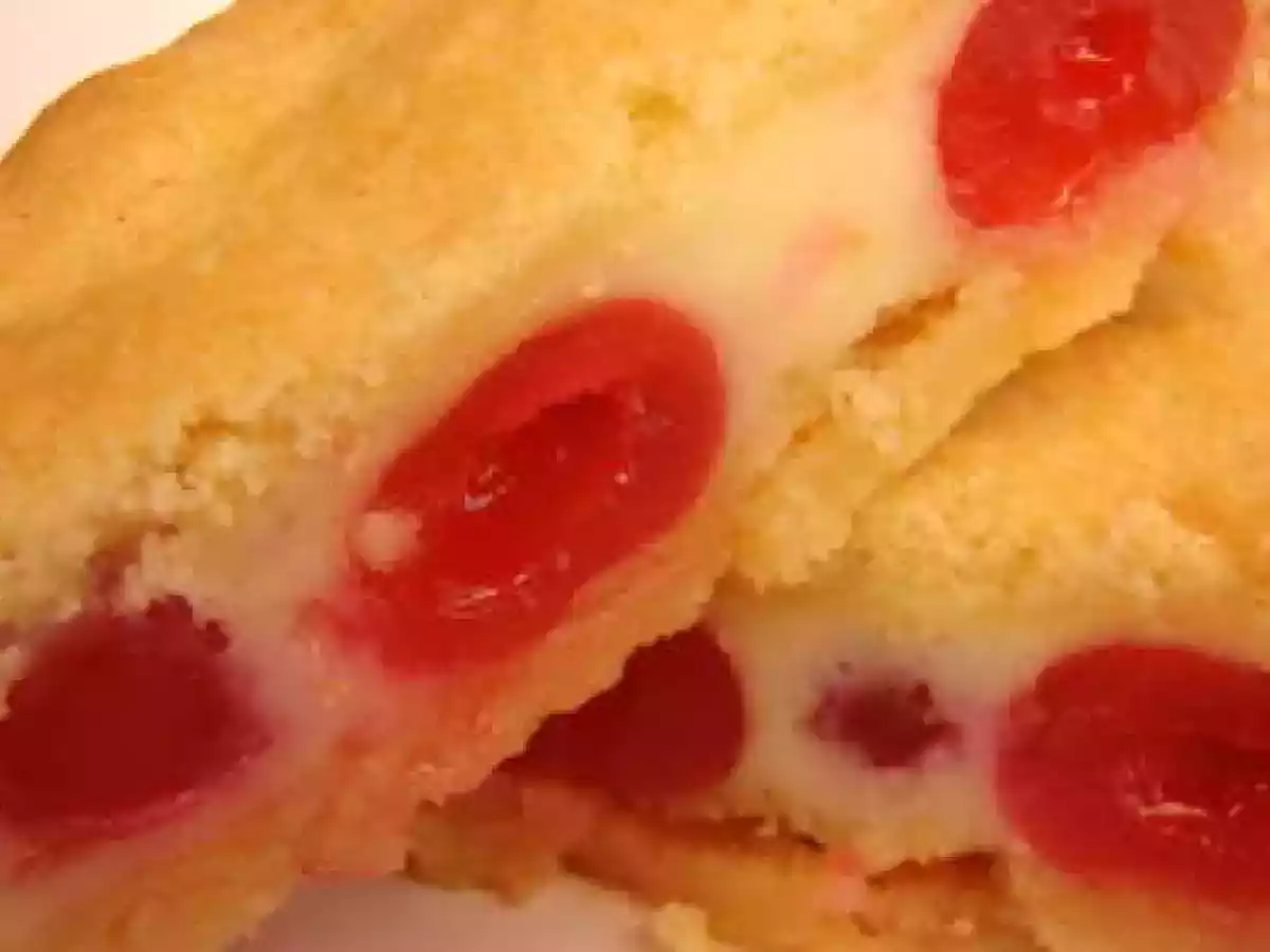 Pie de cerezas y queso Mascarpone