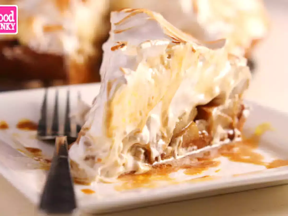 Pie de pera caramelizada y merengue suizo - foto 5