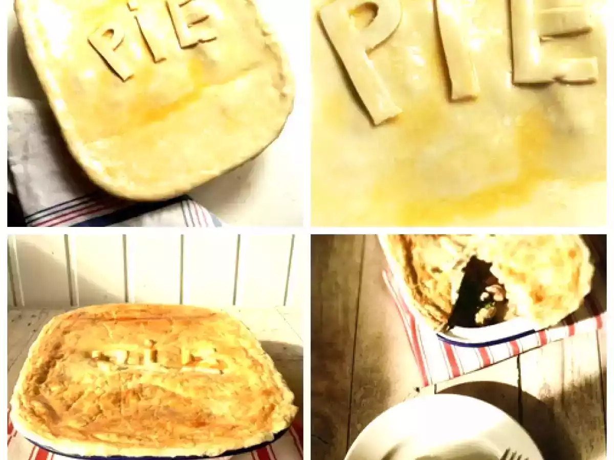 Pie de pollo y champiñones - foto 2