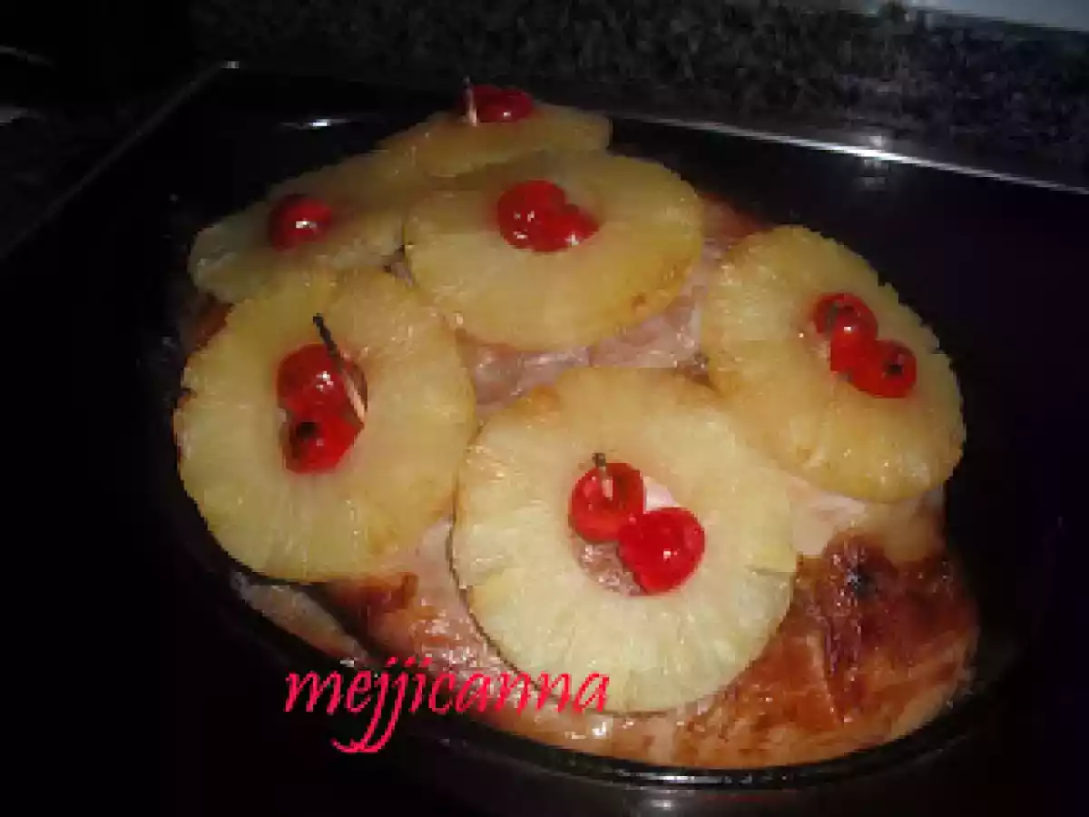 Pierna de cerdo al horno