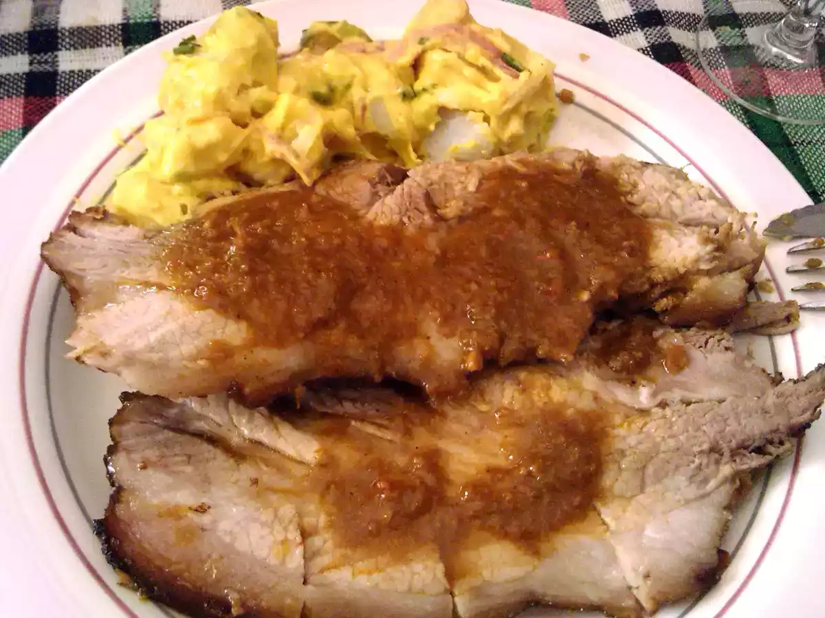 Pierna de cerdo asada a la Colombiana - foto 4