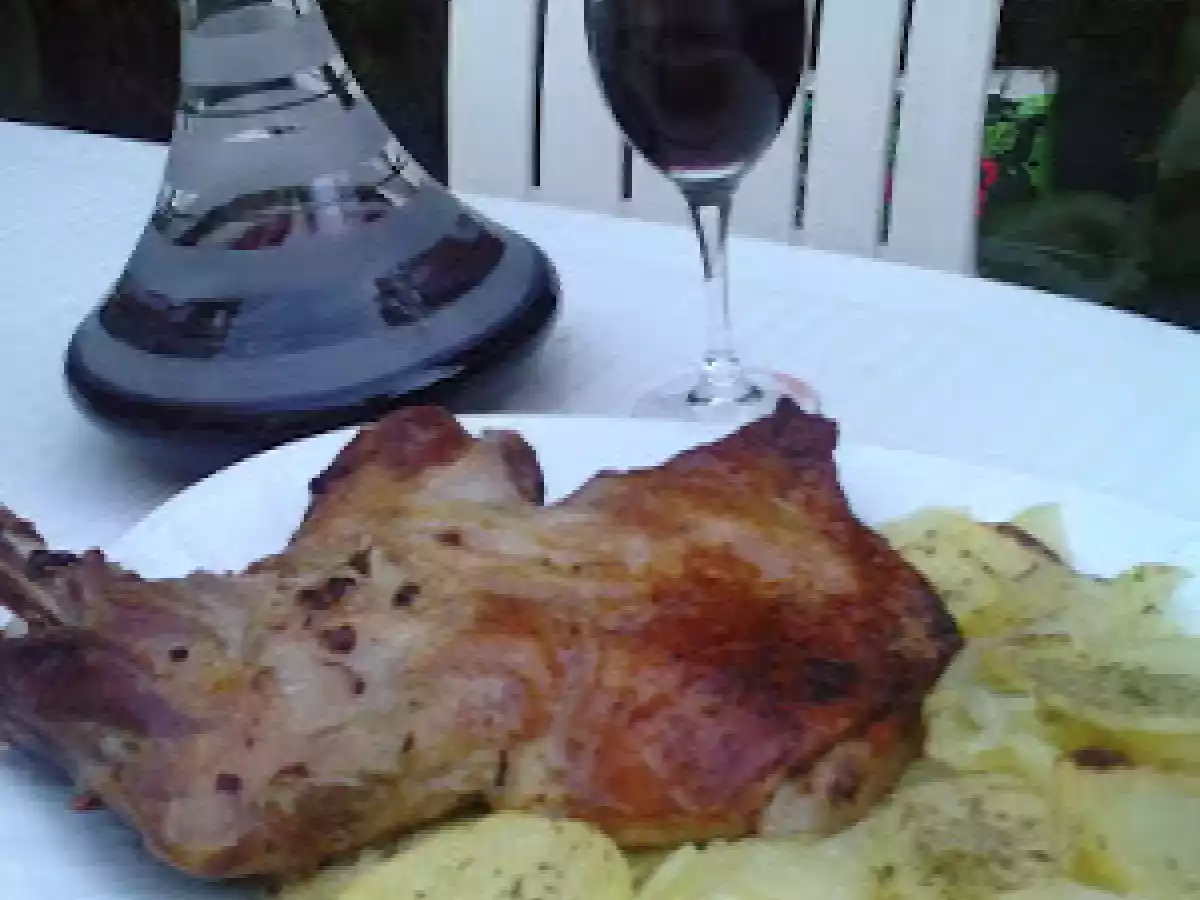 PIERNA DE CORDERO AL HORNO (estilo segoviano)