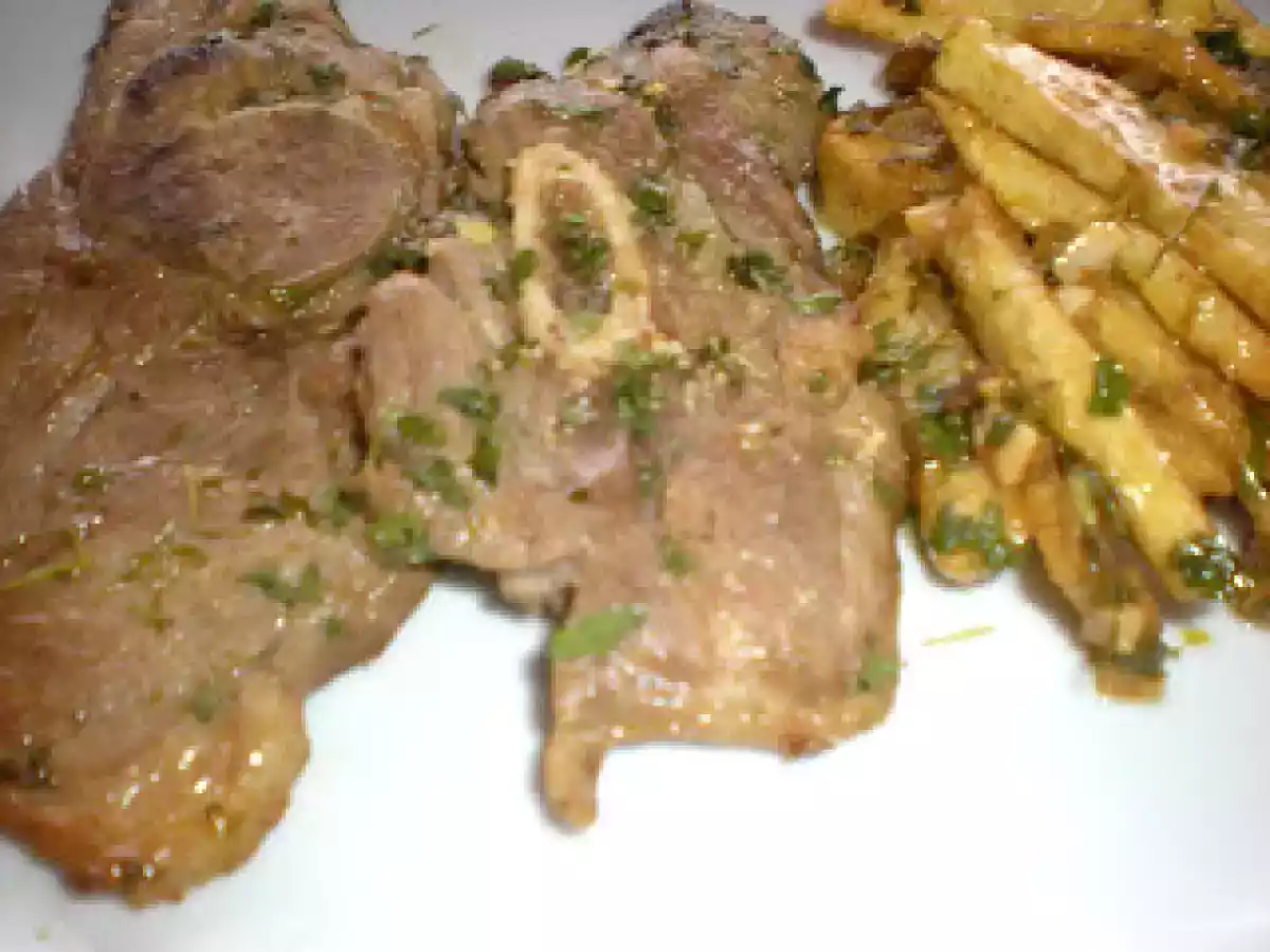 Pierna de cordero al limón