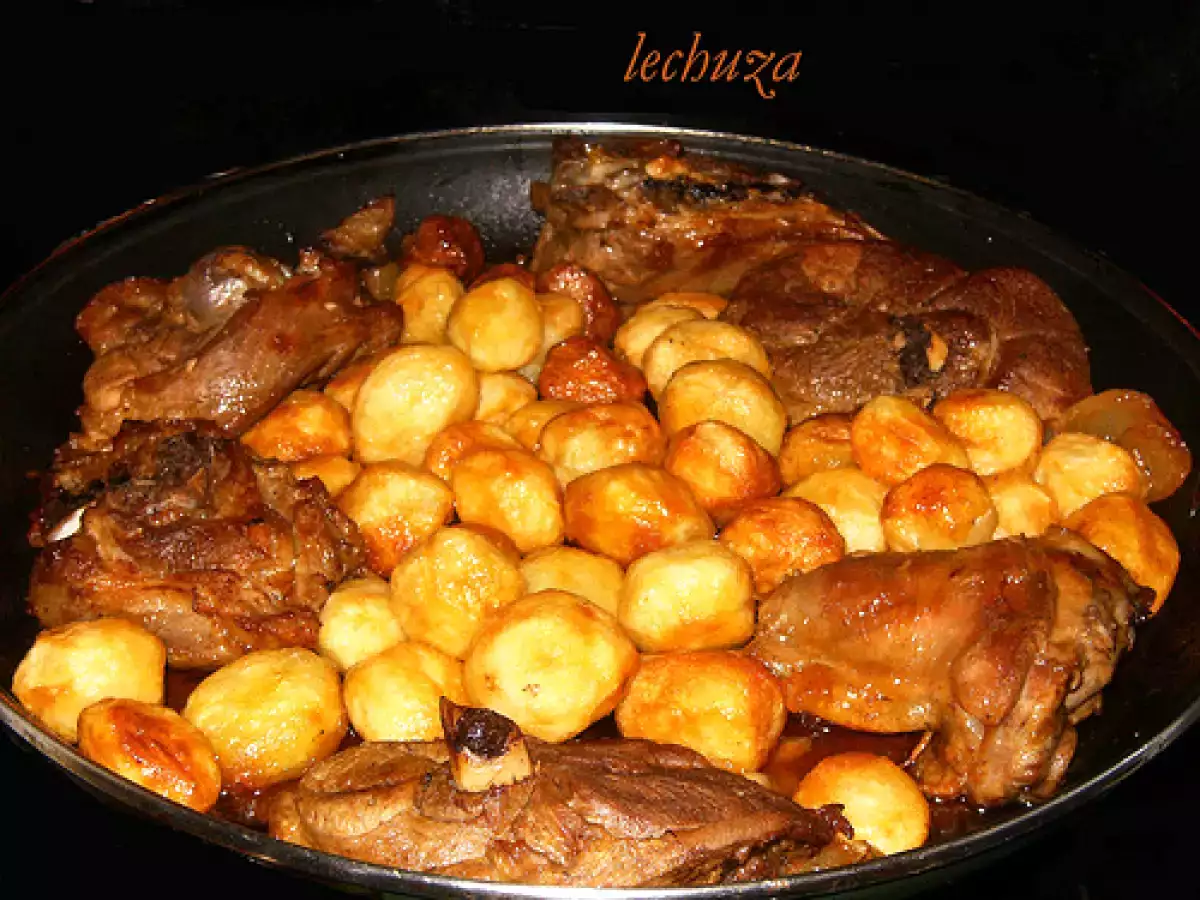 Pierna de cordero asada al horno - foto 3