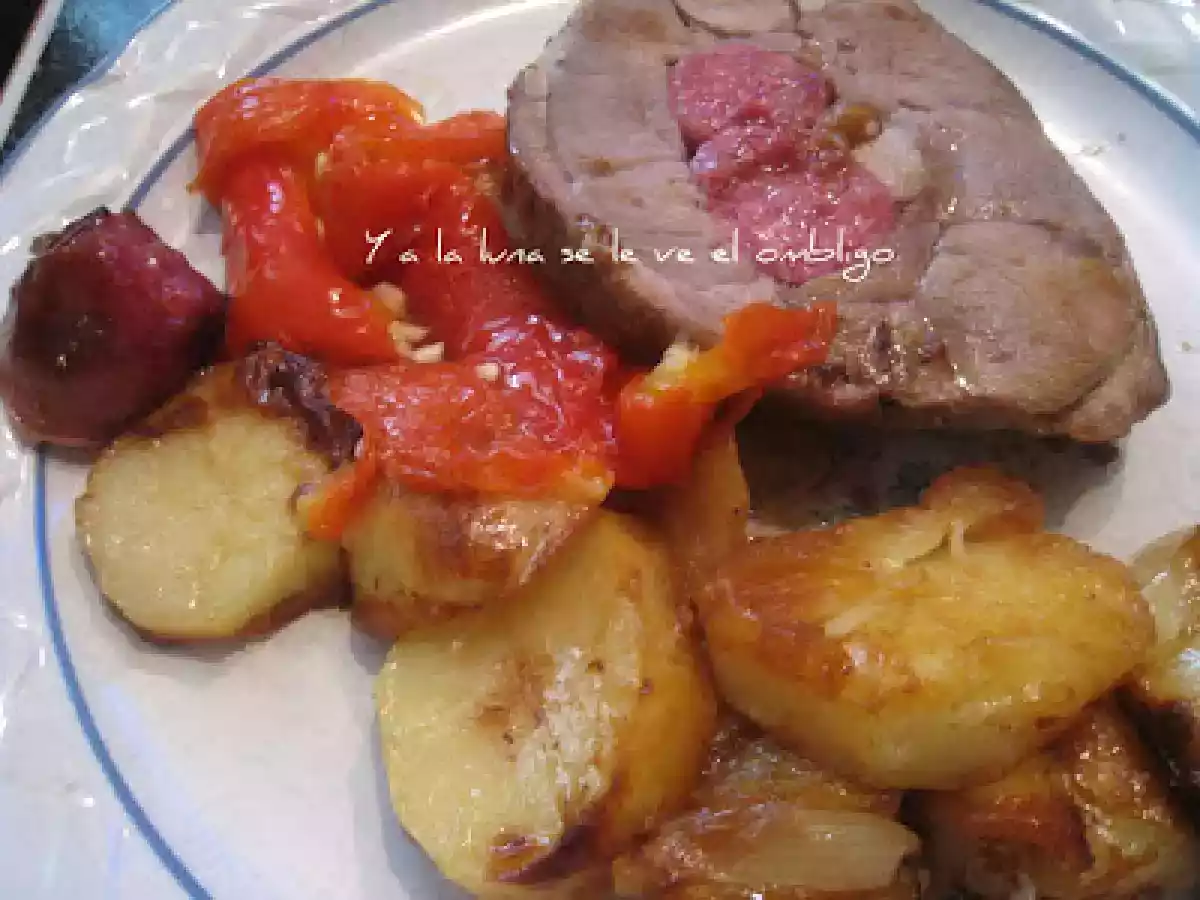 Pierna de ternasco rellena de longaniza