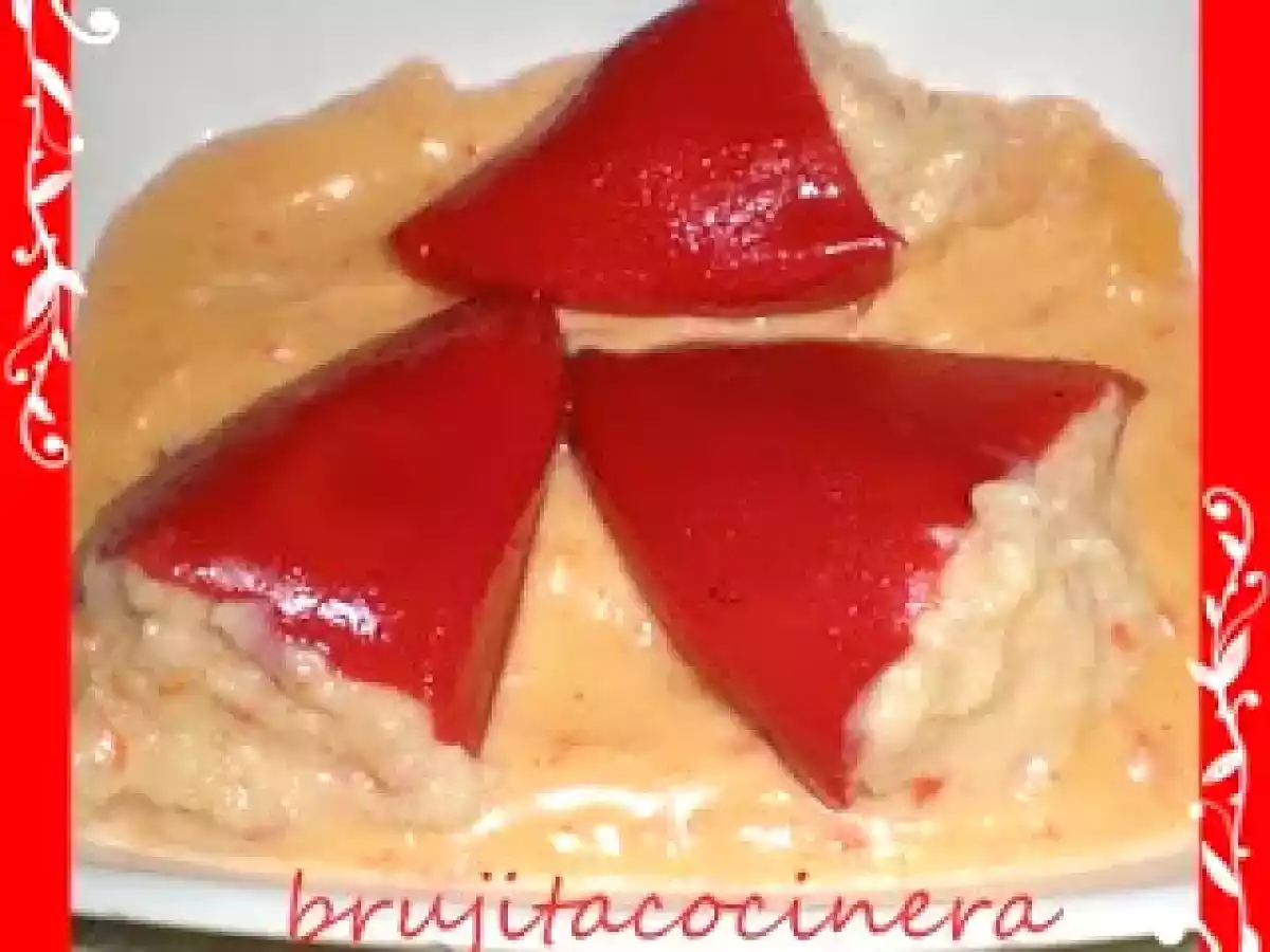 Pimiento del piquillo relleno en thermomix
