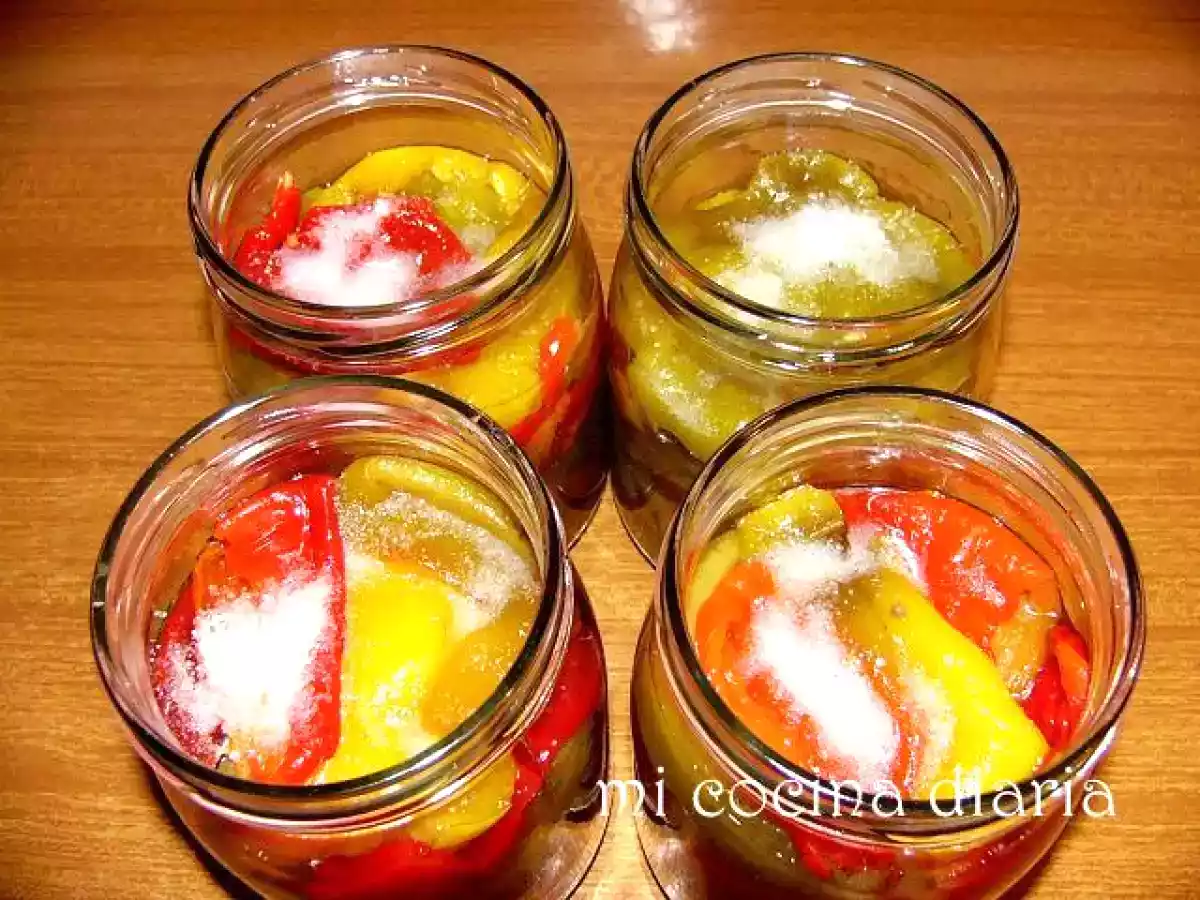 Pimientos asados en conserva - foto 4