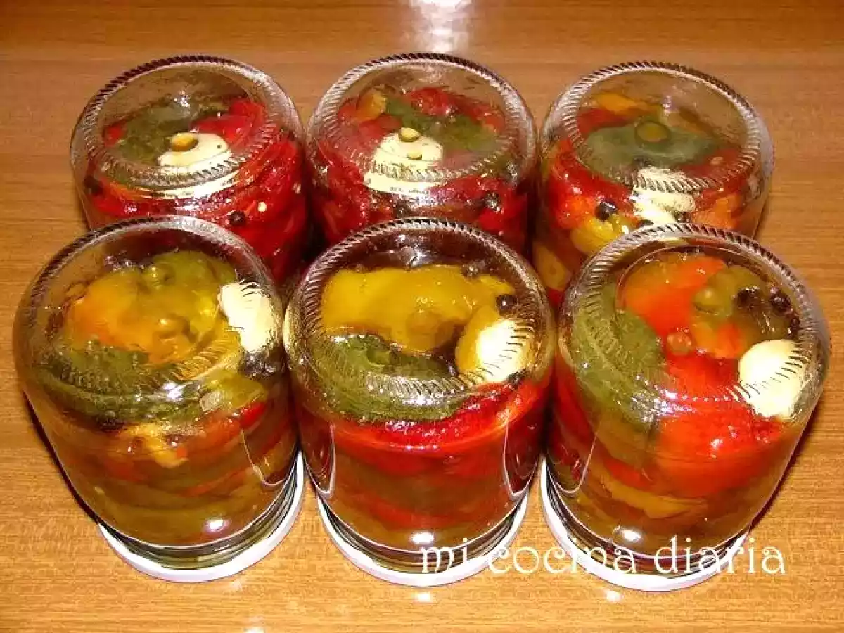 Pimientos asados en conserva - foto 6