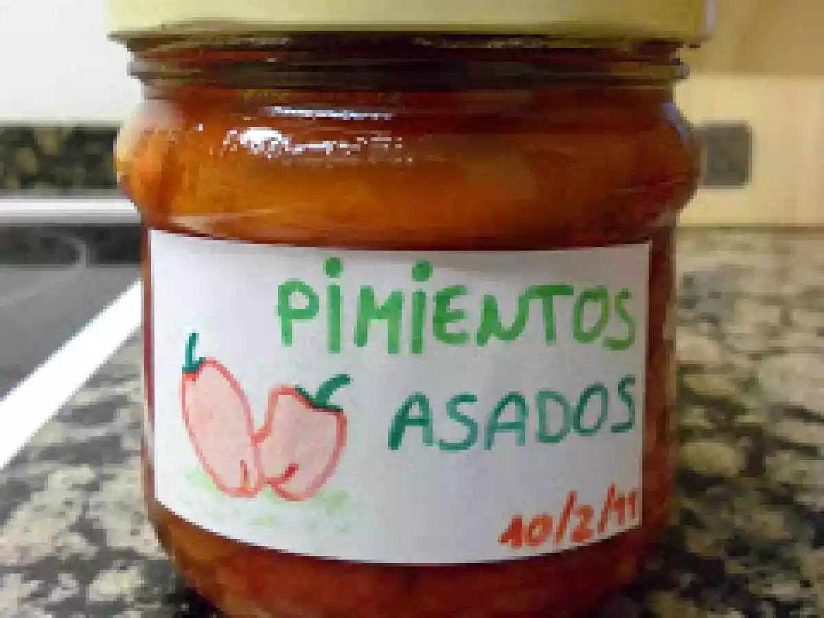 Pimientos asados envasados al vacío en el micro - foto 2