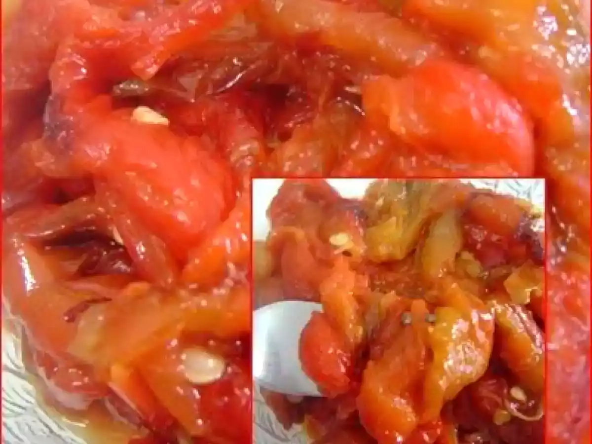 Pimientos caramelizados