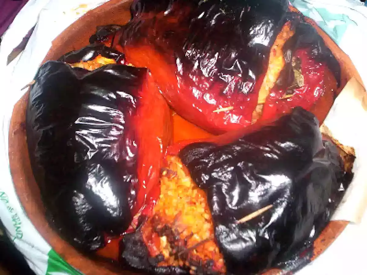PIMIENTOS CON ARROZ, (bajoques farcides) - foto 2