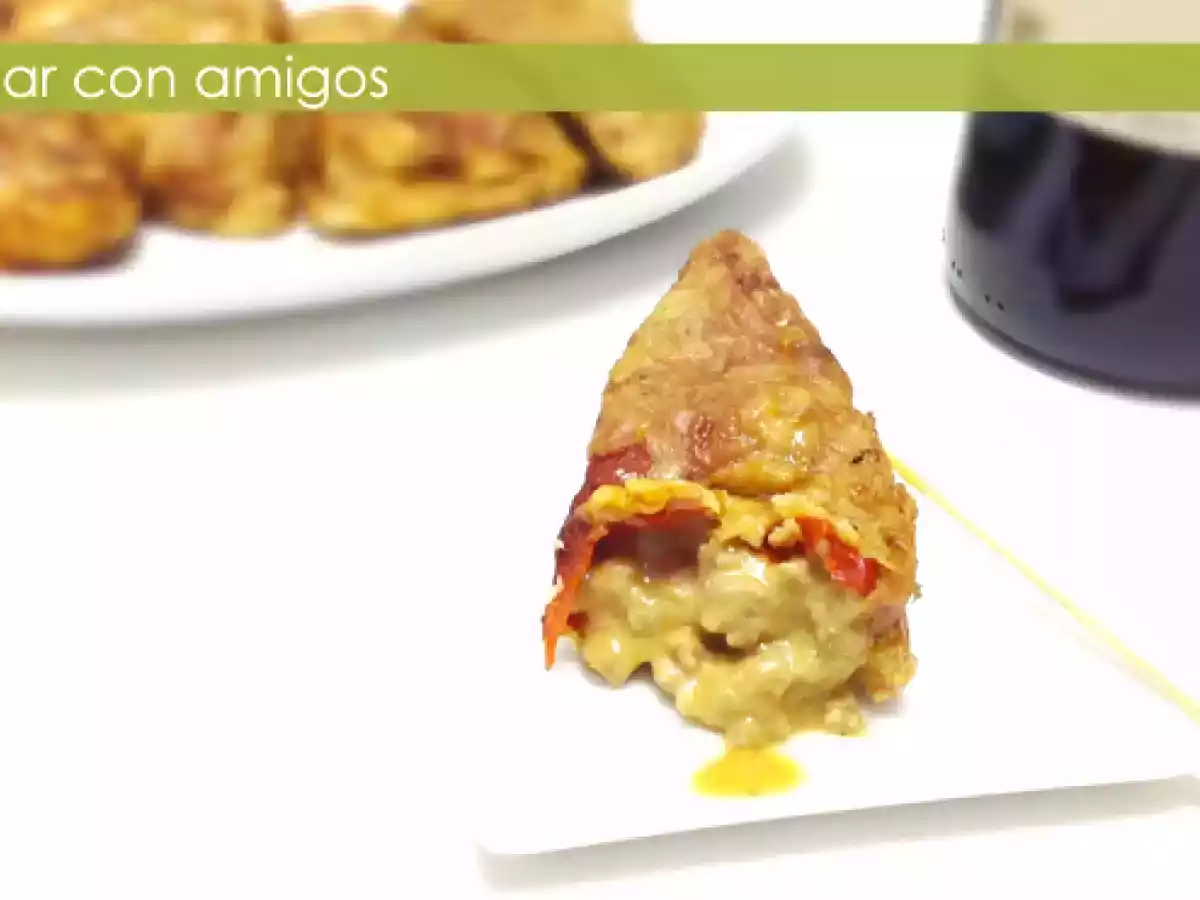 Pimientos de piquillo rellenos de carne