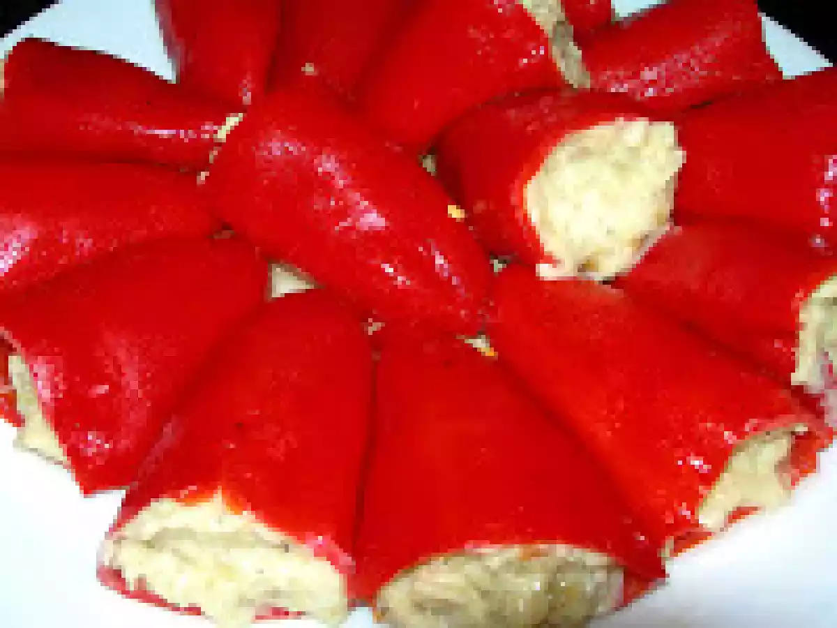 Pimientos del piquillo rellenos de bacalao. Paso a paso - foto 2