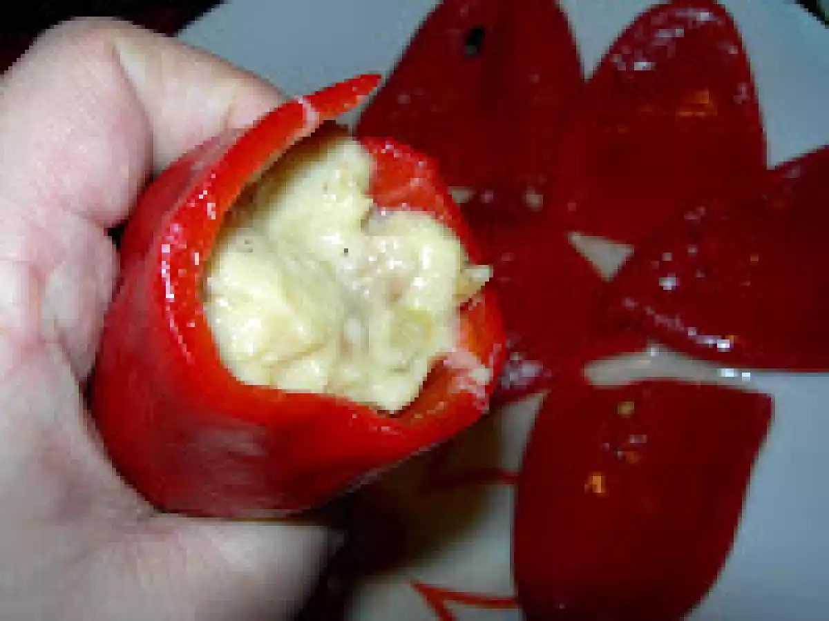 Pimientos del piquillo rellenos de bacalao. Paso a paso - foto 3