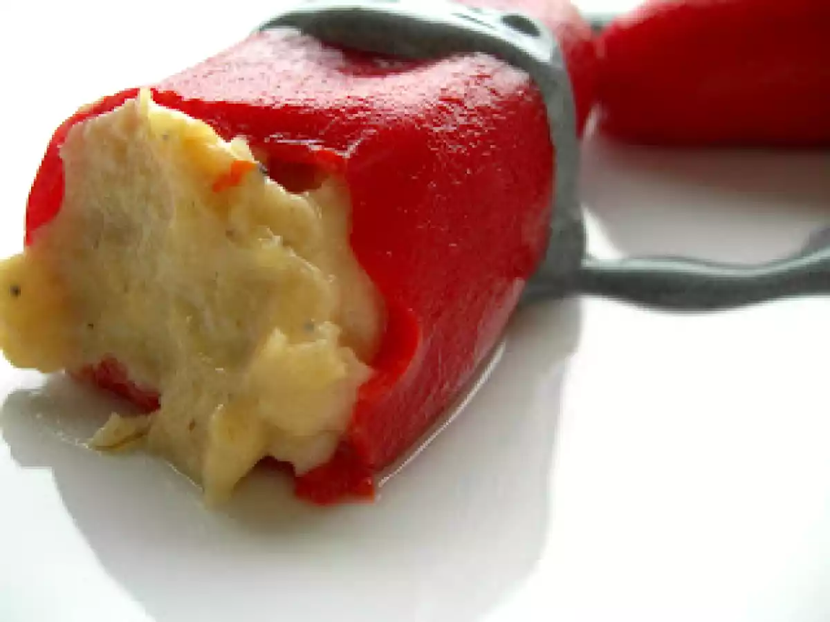 Pimientos del piquillo rellenos de bacalao. Paso a paso - foto 8