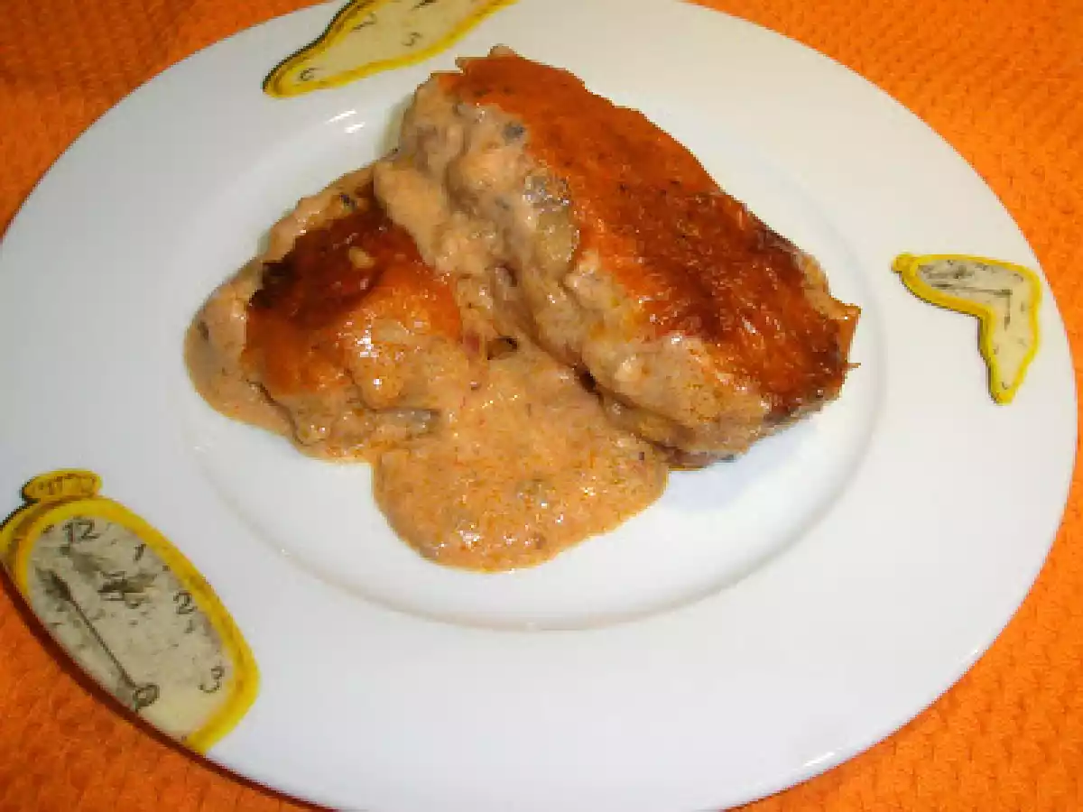 PIMIENTOS DEL PIQUILLO RELLENOS DE GAMBAS Y SETAS