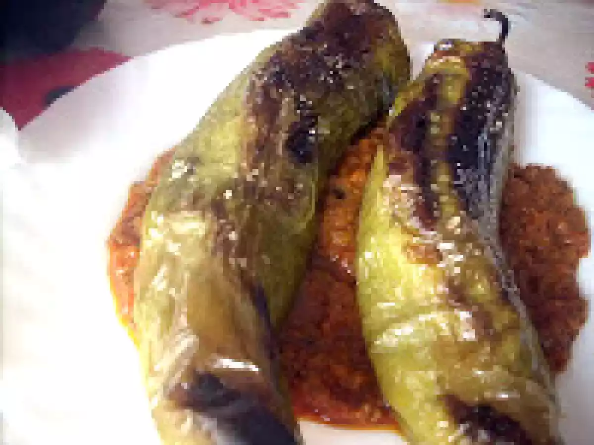 Pimientos rellenos con salsa de verduras - foto 2