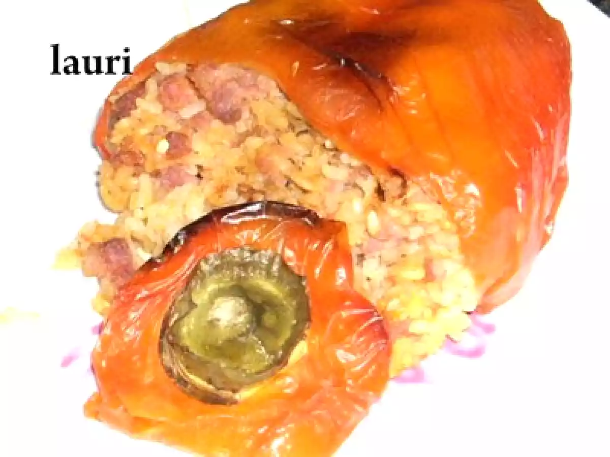 PIMIENTOS RELLENOS DE ARROZ