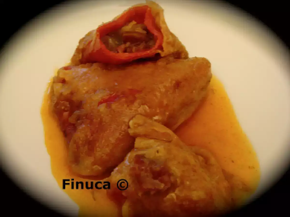 Pimientos rellenos de manos de cerdo - foto 2