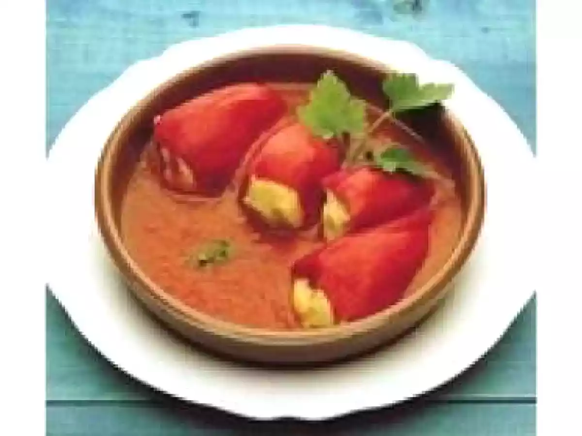 Pimientos rellenos de mozzarella