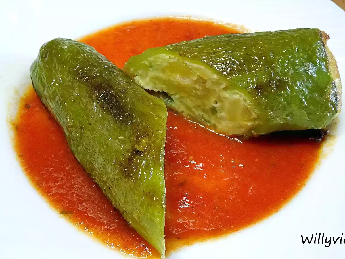 Pimientos rellenos de tortilla de patata - foto 3