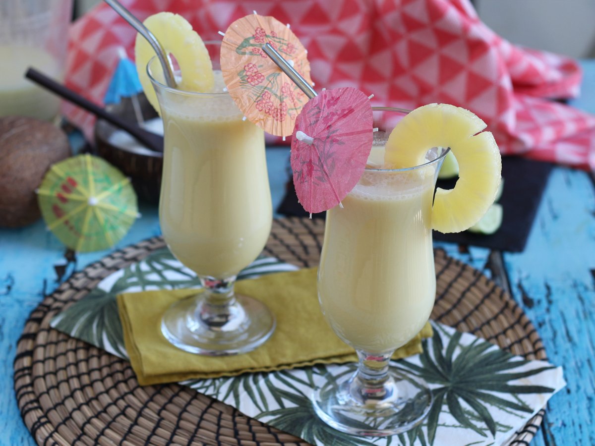 Piña colada sin alcohol, receta rápida Receta Petitchef