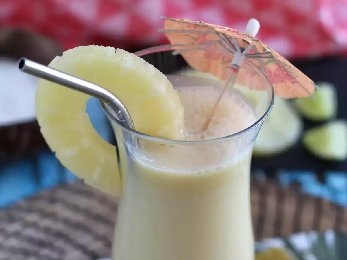 Piña colada sin alcohol, receta rápida - foto 2