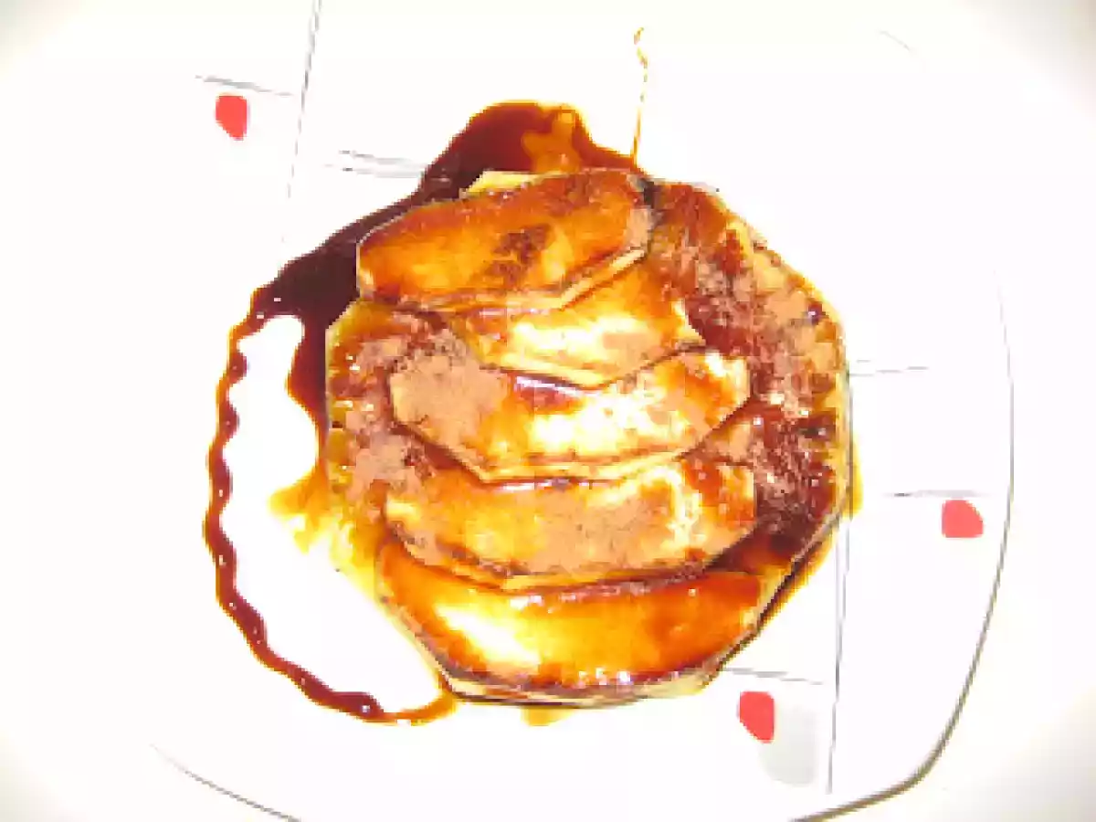 Piña y manzana al horno con toque de coñac