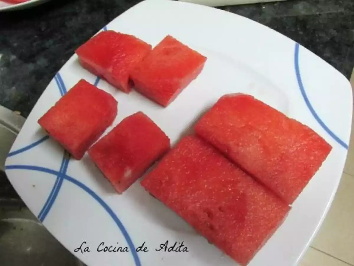 Piña y sandia caramelizada - foto 2