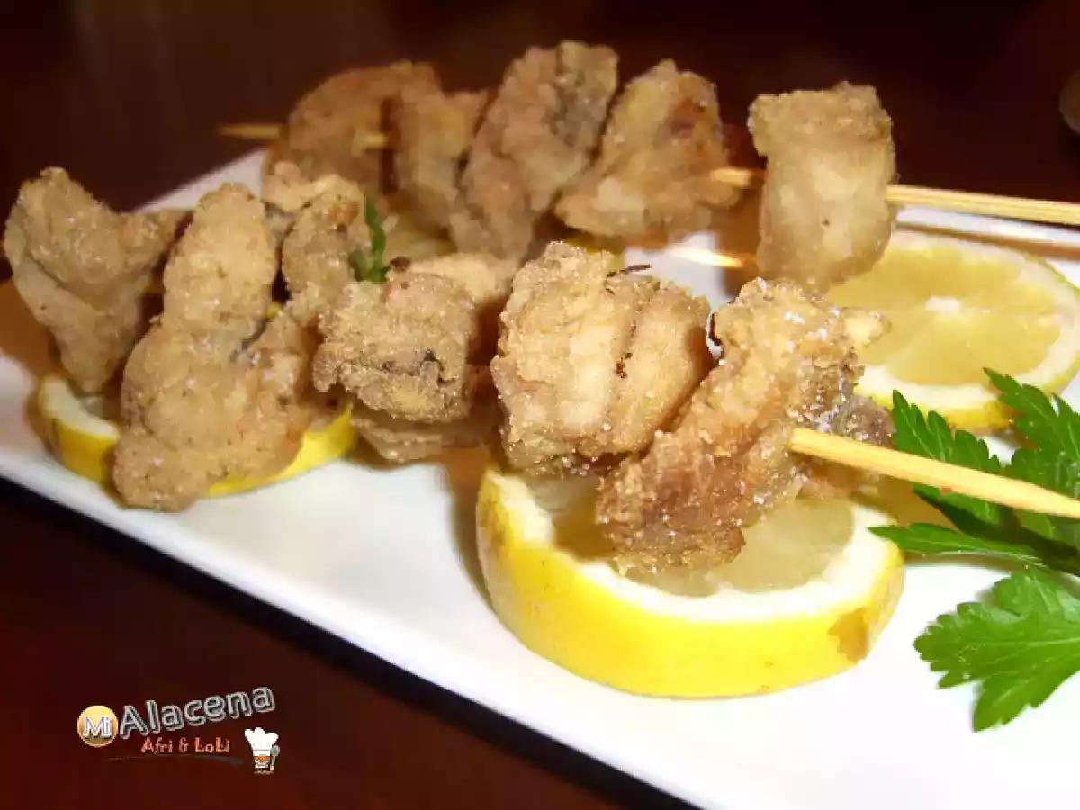 Pinchitos de mollejas