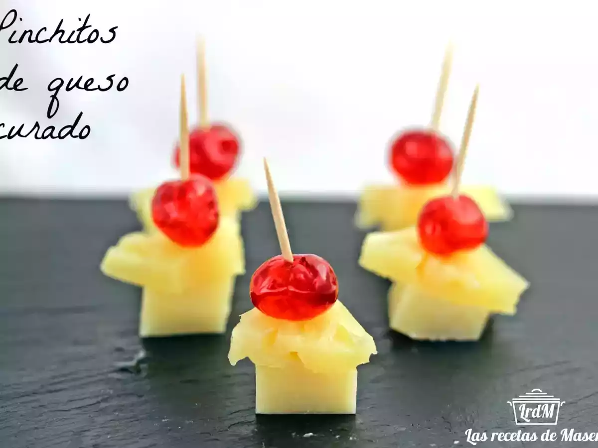 Pinchitos de queso curado
